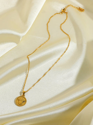 Angel Medallion Necklace