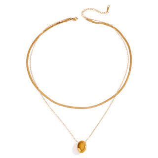 Dual Layer Pendant Necklace
