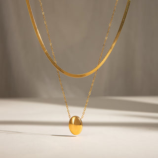 Dual Layer Pendant Necklace