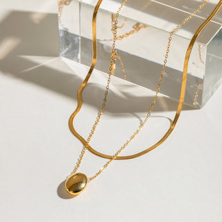 Dual Layer Pendant Necklace