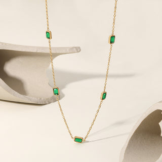 Emerald Whisper Necklace