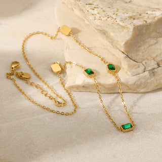 Emerald Whisper Necklace
