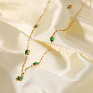 Emerald Whisper Necklace