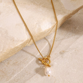 Pearl Toggle Necklace
