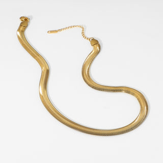 Sculpted Herringbone Chain