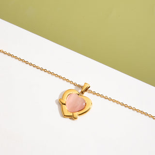 Blush Heart Necklace