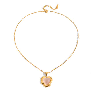 Blush Heart Necklace