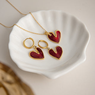 Crimson Heart Necklace