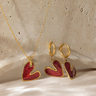 Crimson Heart Necklace