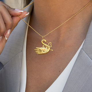 Swan Poise Necklace
