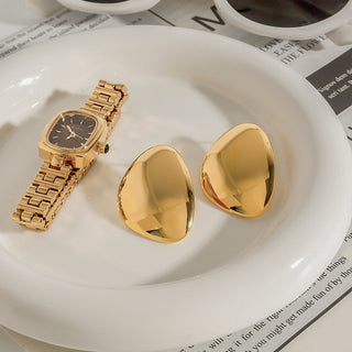 Molten Gold Studs