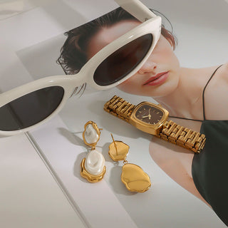 Baroque Drop Earrings