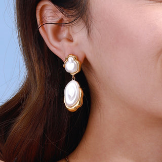 Baroque Drop Earrings