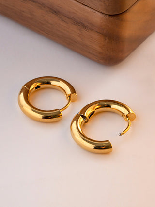 Golden Aura Hoops
