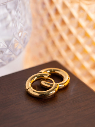 Golden Aura Hoops