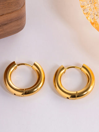 Golden Aura Hoops