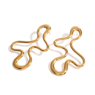 Golden Flow Earrings