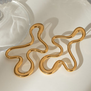 Golden Flow Earrings