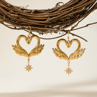 Celestial Heart Earrings