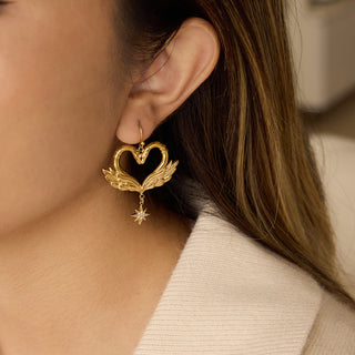 Celestial Heart Earrings