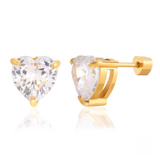 Heart Studs