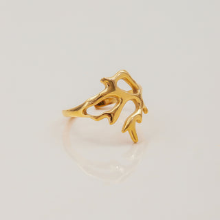 Coral Vein Ring