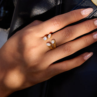 Celeste Quartet Ring