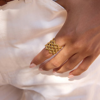Golden Lattice Ring
