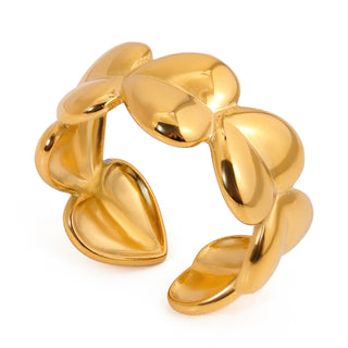 Linked Hearts Ring