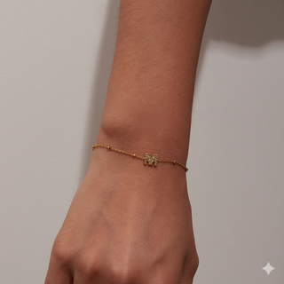 Luna Pavé Initial Bracelet