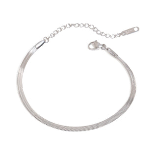 Sleek Herringbone Bracelet