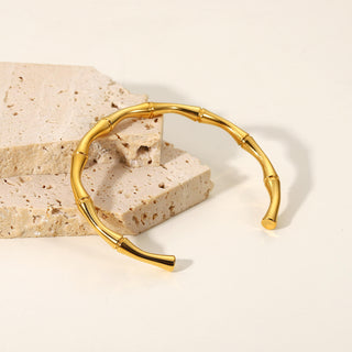 Bamboo Open Bangle