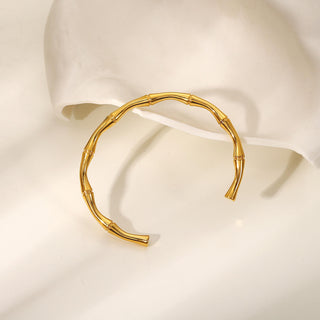 Bamboo Open Bangle