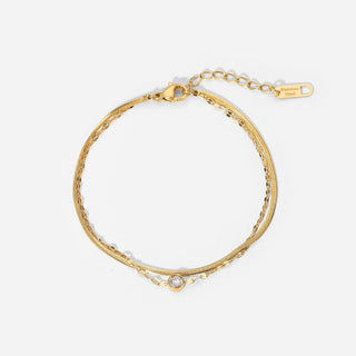 Stella Dual Chain Bracelet