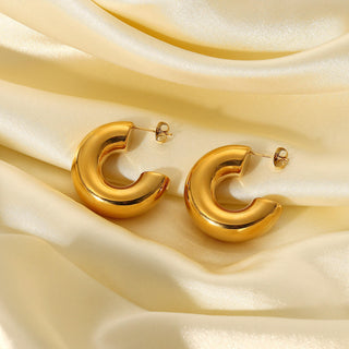 Bold Arc Hoops