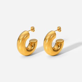 Bold Arc Hoops