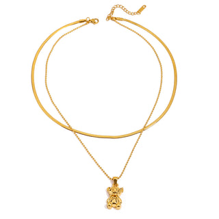 Honey Bear Layered Necklace