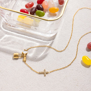 Lock & Key Charm Necklace