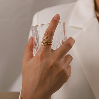 Serpent Embrace Ring